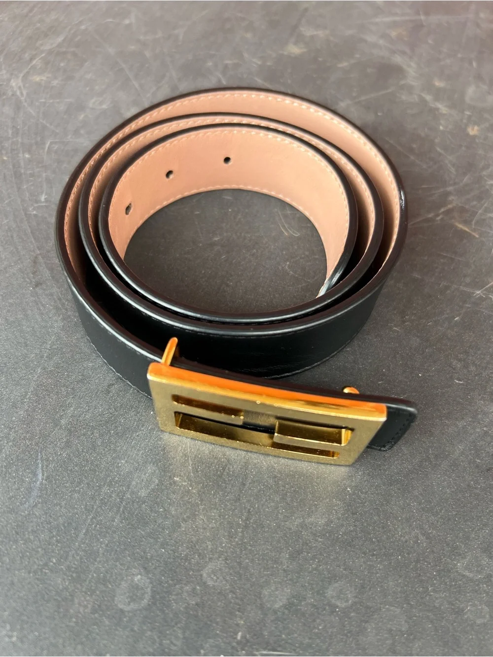 Fendi Baguette Reversible Belt (Authentic)